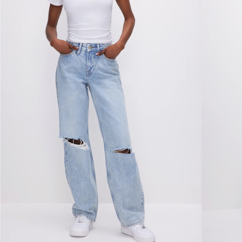 Good American 90s Ripped Jeans